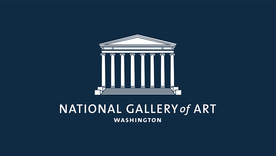 National Gallery building and logo